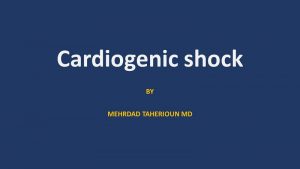 متخصص قلب اصفهان cardiogenic shock
