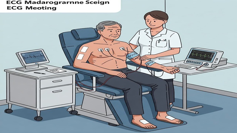 آمادگی برای نوار قلب (ECG) |بهترین متخصص واریس اصفهان - متخصص قلب اصفهان | دکتر مهرداد طاهریون |بهترین متخصص قلب اصفهان